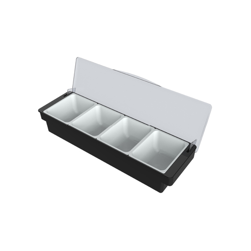 Condiment Dispenser With Four 0.7L Insert