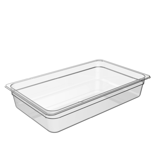 13L Full Size Cold Food Pan BPA-free - Clear