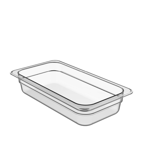 2.5L 1/3 Size Cold Food Pan BPA-free - Clear