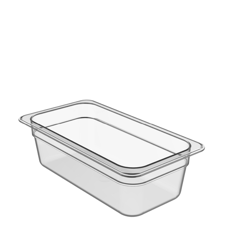 3.8L 1/3 Size Cold Food Pan BPA-free - Clear