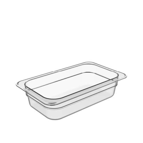 1.6L 1/4 Size Cold Food Pan BPA-Free - Clear