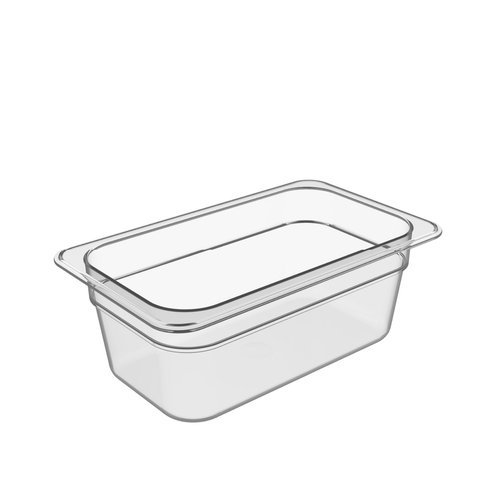 2.4L 1/4 Size Cold Food Pan BPA-Free - Clear