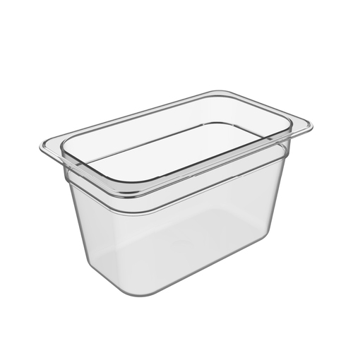 3.8L 1/4 Size Cold Food Pan BPA-Free - Clear