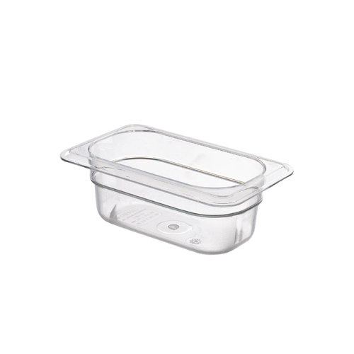 0.6L 1/9 Size Cold Food Pan BPA-Free - Clear