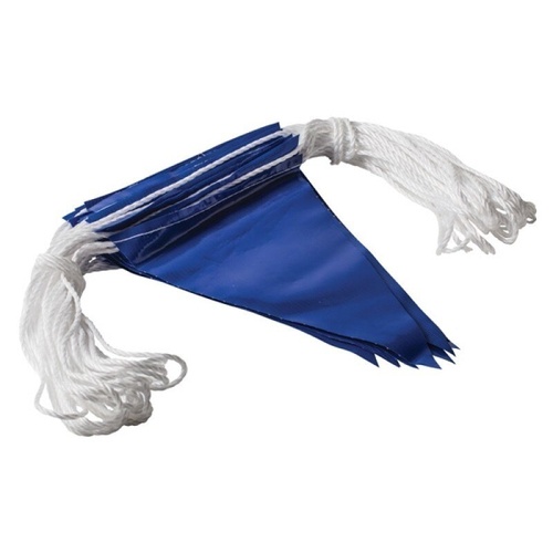 Bunting Safety Flag - PVC - Blue