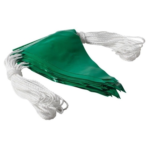 Bunting Safety Flag - PVC - Green