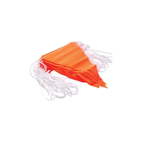 Bunting Safety Flag - PVC - Orange