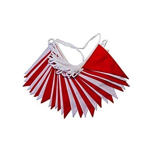 Bunting Safety Flag - PVC - Red/White