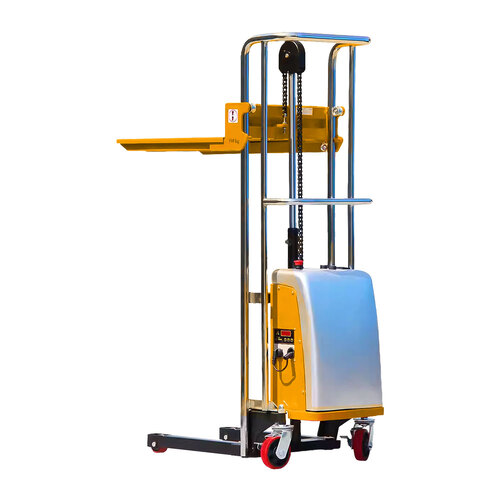 400kg Rated - Electric Platform Stacker - Electric Mast Lift Trolley