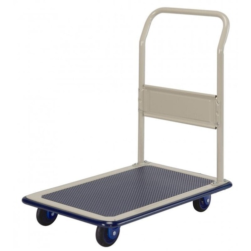 300kg Rated Platform Trolley With Handle - Vinyl Top - 920 X 620mm