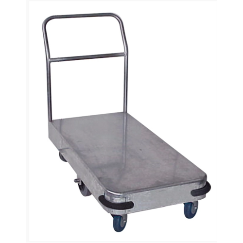 450kg Rated Heavy Duty Steel Platform Stock Trolley - Single Tier - 1140 x 565mm