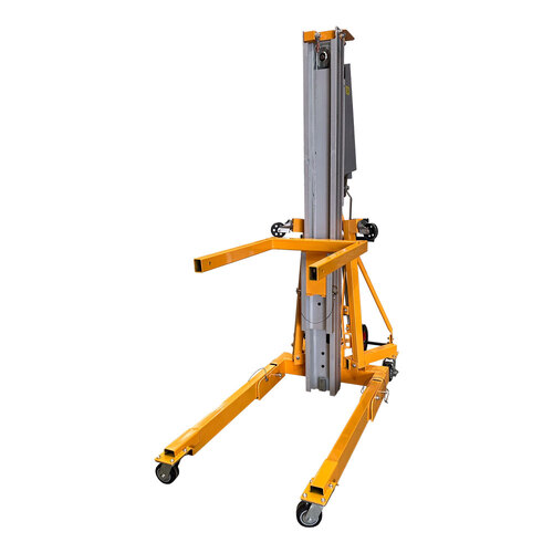 350kg Rated - Hand Winch Operated Aerial Work Platform Stacker - Aluminium