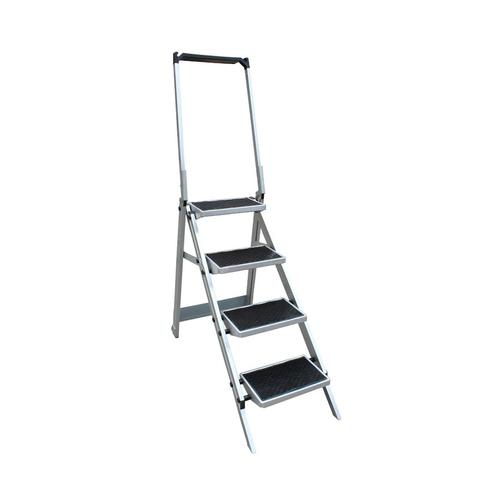 4 Steps 150kg Rated Little Monstar Aluminium Single Sided Step Ladder - 0.9m