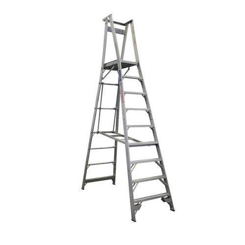 Indalex 2-10 Steps 150kg Rated Aluminium Platform Ladder
