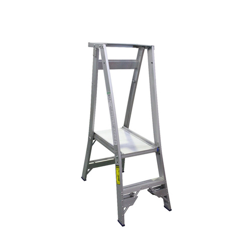 Indalex 2 Steps 150kg Rated Aluminium Platform Ladder - 0.6m