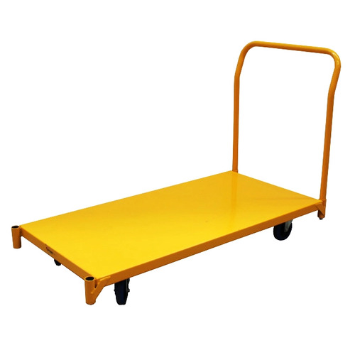 560kg Rated Industrial Platform Trolley - Yellow