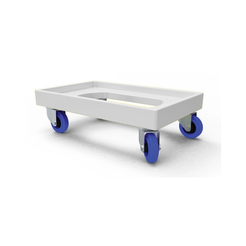 150kg Rated Dolly Plastic Bin Angle Frame - 620 x 400mm - White