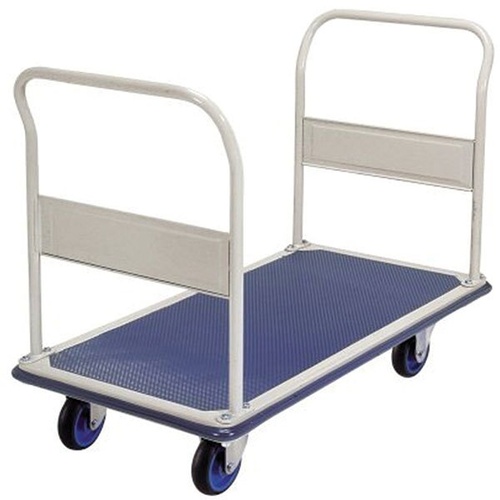 300kg Rated Platform Trolley - 2 Handle - Vinyl Top - 1160 x 760mm