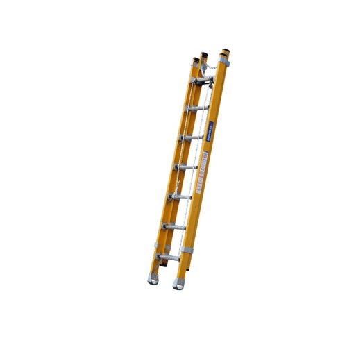 Indalex 29 Steps 150kg Rated Durable Heavy Duty Industrial Fibreglass Extension Ladder