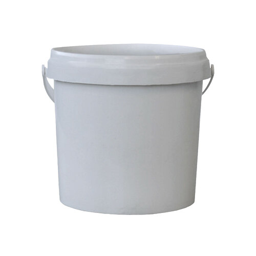 1L - Round Plastic Pail - Plastic Handle