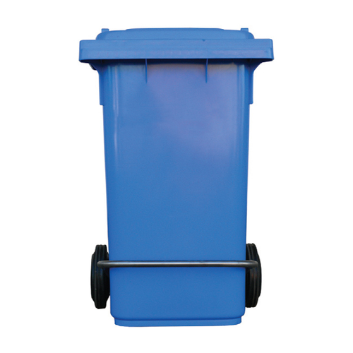 240L Industrial Wheelie Waste Bin With Lid Lifter - Blue